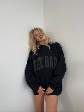 The Bar varsity sweatshirt , sz : large